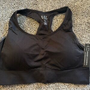Under Control Black Sports Bra